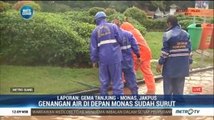 Genangan Air di Depan Monas Sudah Surut