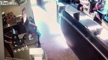 Disgusting moment woman throws her poop at Tim Horton's worker