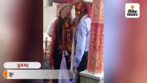 जर्मनी की अधेड़ महिला ने जूनागढ़ के अधेड से भारत आकर किया हिंदू विधि से विवाह