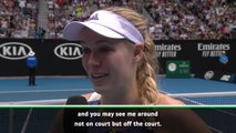 Emotional Wozniacki waves goodbye as glittering career ends