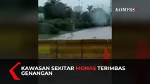Kawasan di Sekitar Monas Tergenang Banjir