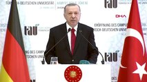 Erdoğan, 'türk-alman üniversitesi yeni binalarının açılış töreni'nde konuştu