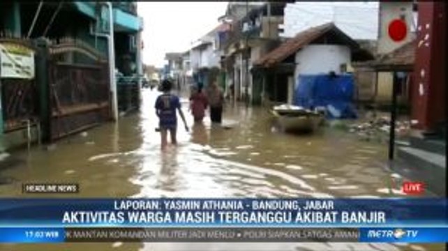 Aktivitas Warga Dayeuhkolot Masih Terganggu Akibat Banjir