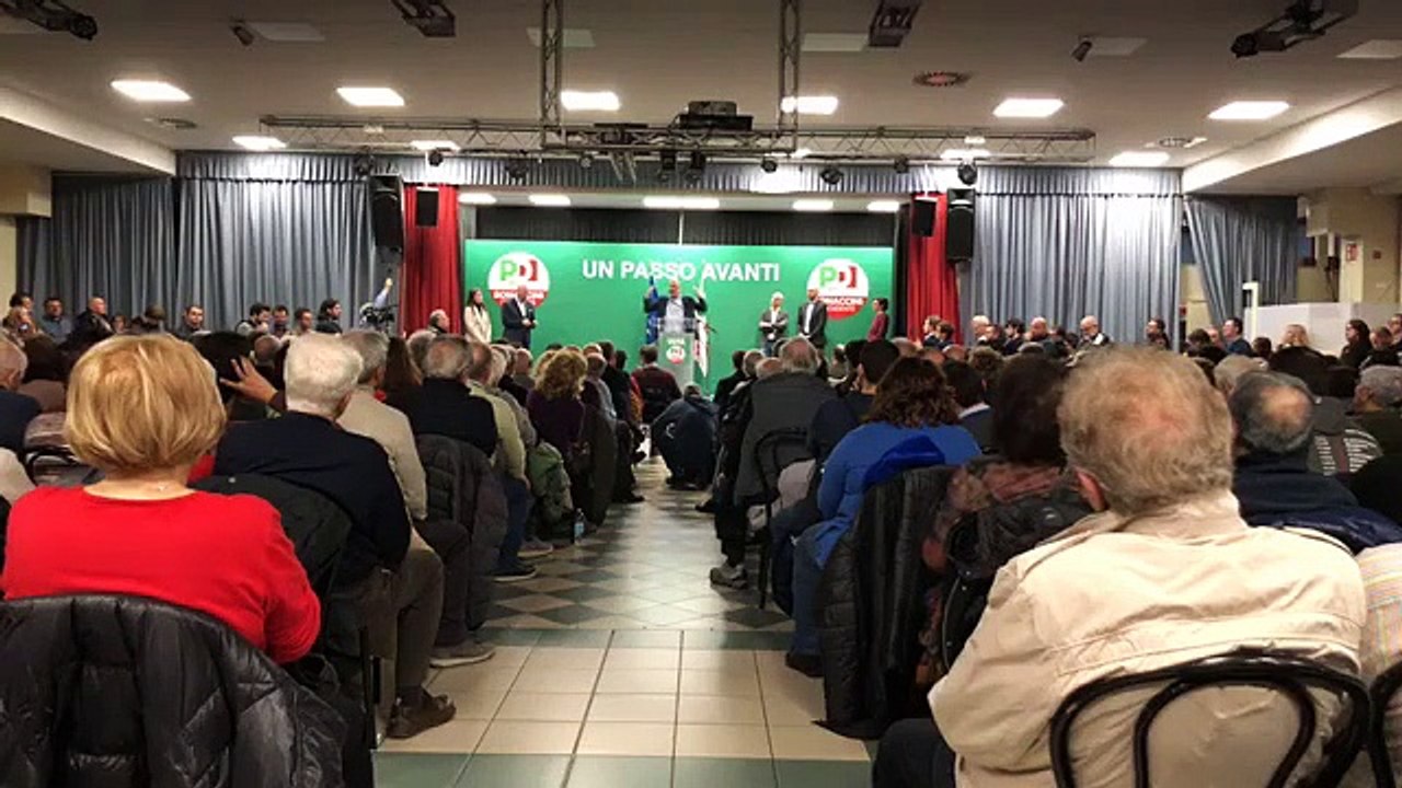 Emilia Romagna, Zingaretti e Bonaccini a Bologna (23.01.20)