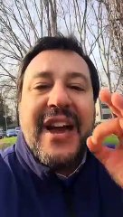 Salvini con commercianti e cittadini al mercato di Bologna (24.01.20)