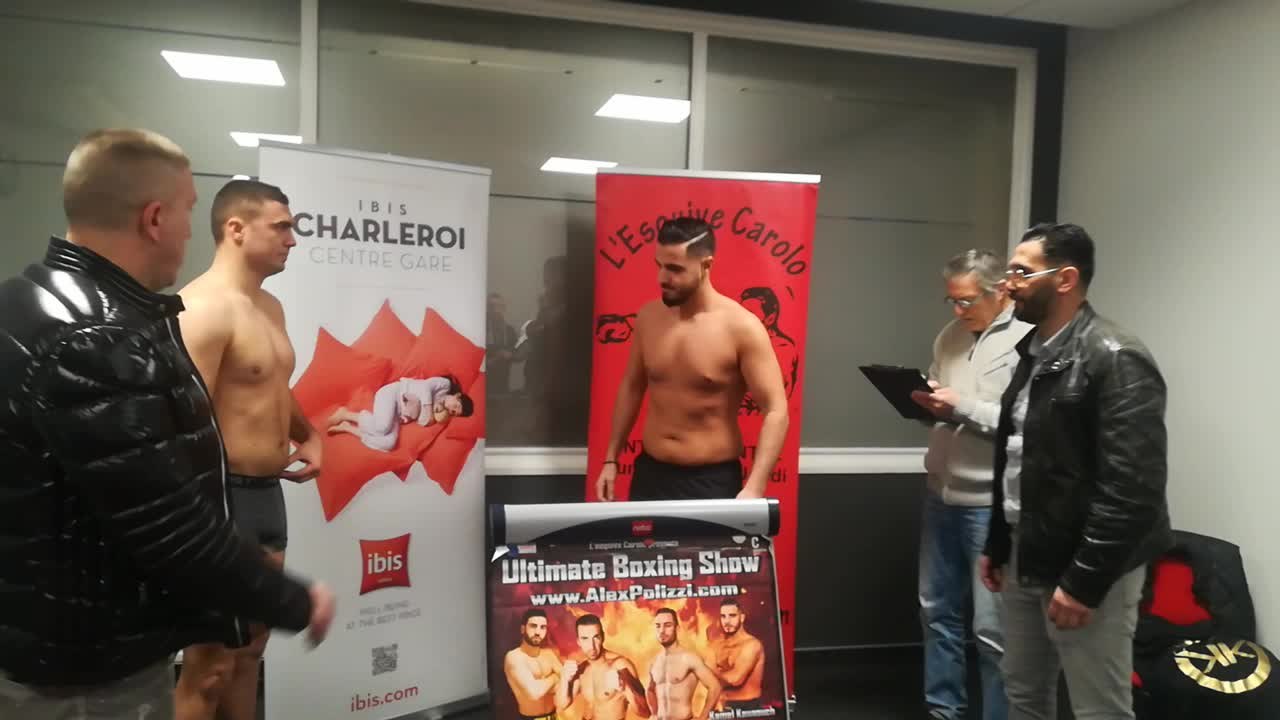 Boxe-Pesée-Charleroi-Ibis