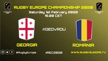 GEORGIA / ROMANIA - RUGBY EUROPE CHAMPIONSHIP 2020