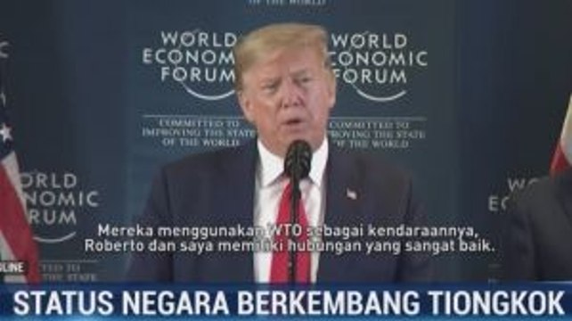 Trump Tak Terima Tiongkok Masih Berstatus Negara Berkembang