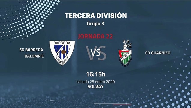 Previa partido entre SD Barreda Balompié y CD Guarnizo Jornada 22 Tercera División