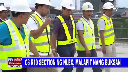 C3 R10 section ng NLEx, malapit nang buksan