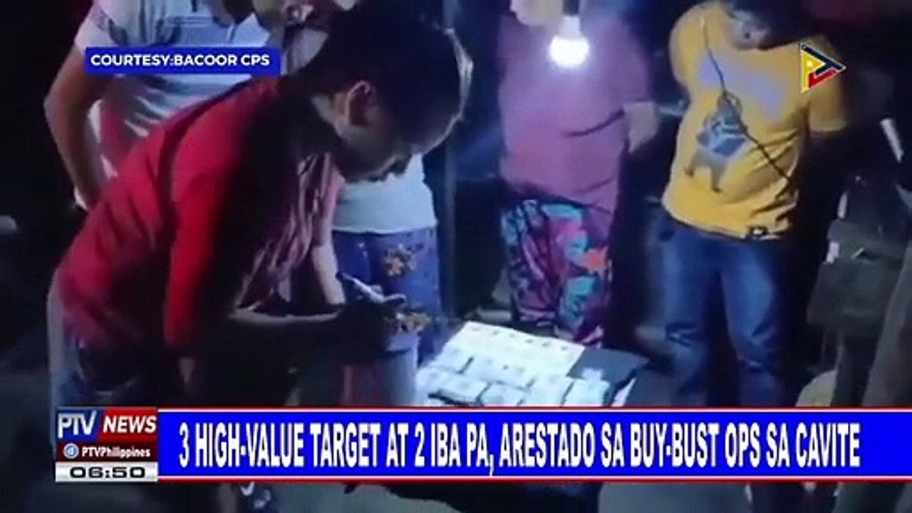 3 high-value target at 2 iba pa, arestado sa buy-bust ops Cavite