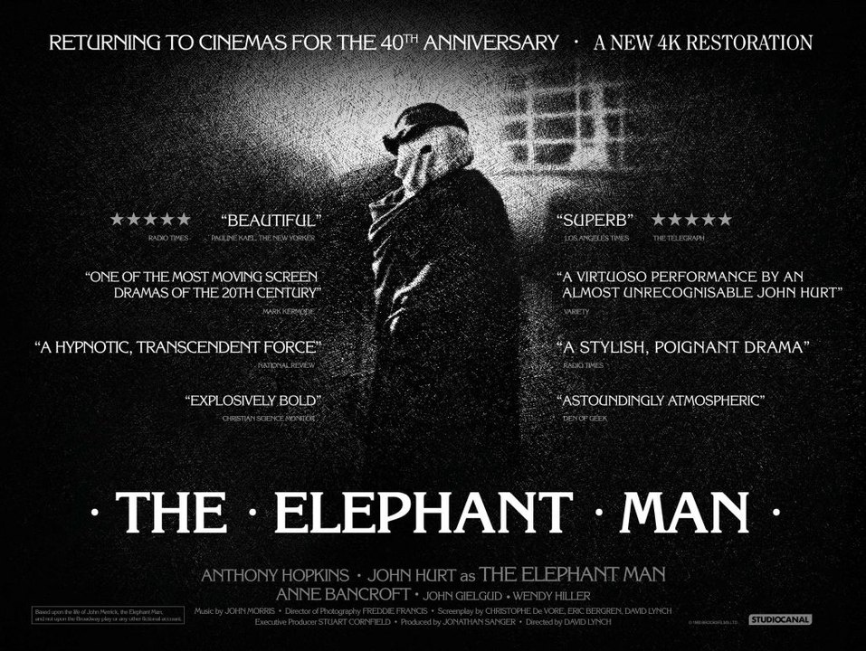 The Elephant Man trailer for 4K and ULTRA HD restoration - David Lynch, John Hurt, Anthony Hopkins
