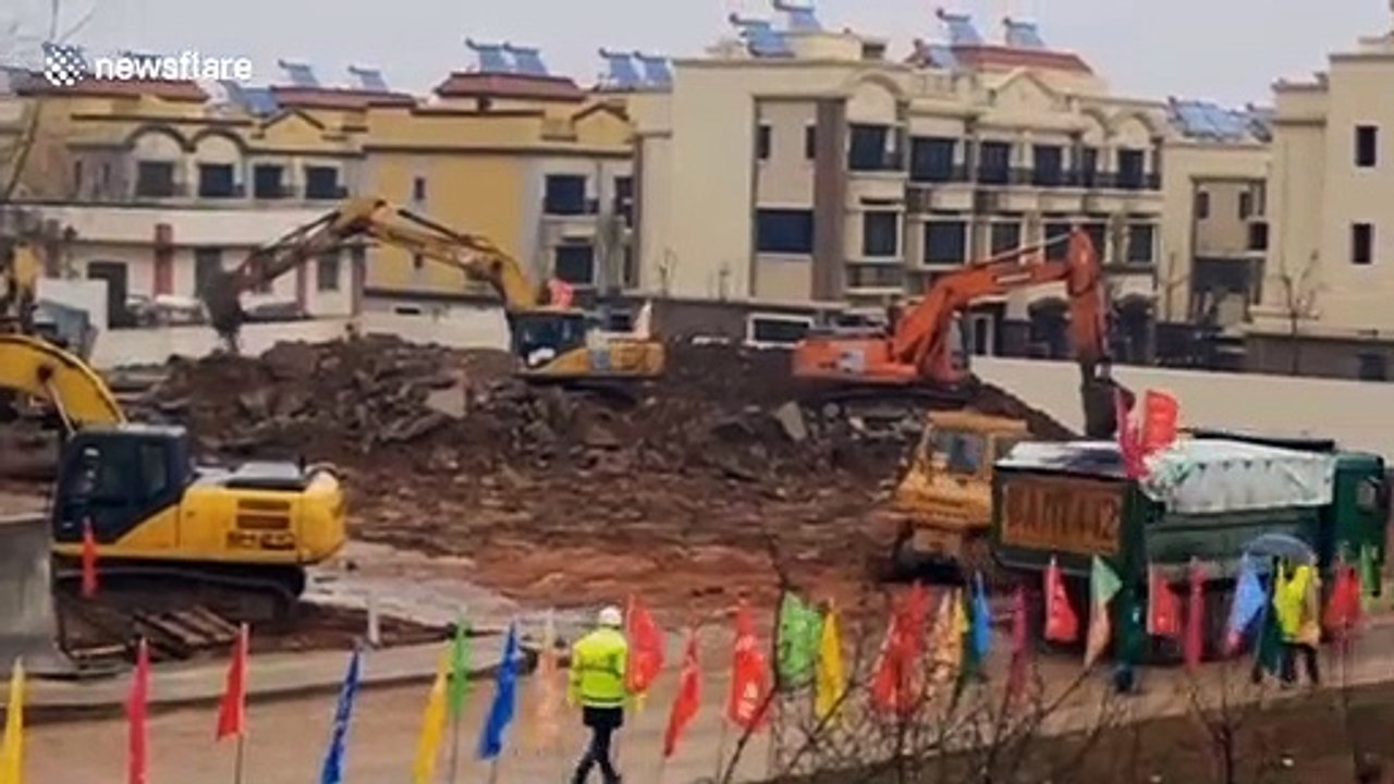 Hospital with 1,000 beds to be built in six days in Wuhan to tackle deadly coronavirus