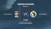 Previa partido entre FC Cartagena B y UD Los Garres Jornada 22 Tercera División