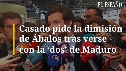 Casado pide la dimisión de Ábalos tras verse con la 'dos' de Maduro