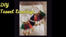 How to make Tassel Earrings at home | DIY Tassel Earrings | Jewelry making | Handmade Jewelry |