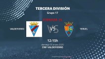 Previa partido entre Valdefierro y Teruel Jornada 25 Tercera División