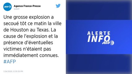États-Unis. Forte explosion dans un immeuble de Houston