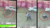 काली परछाई देखते ही निकल गया बुजुर्ग का दम, CCTV कैमरे में कैद हुई घटना