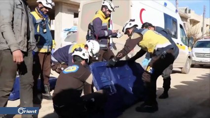 قتلى وجرحى مدنيون بغارات على مخيم قرب سراقب وأريحا بإدلب