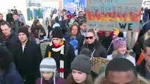 Greta Thunberg und Luisa Neubauer streiken in Davos