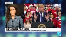 Trump to become first president to attend pro-abortion rally