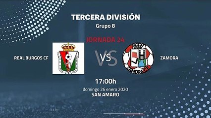 Previa partido entre Real Burgos CF y Zamora Jornada 24 Tercera División