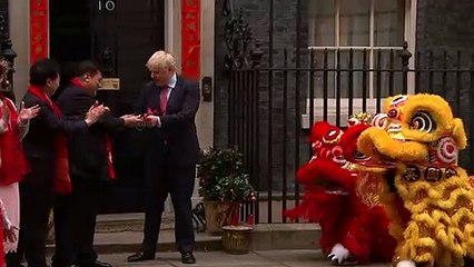 Boris Johnson celebrates Chinese New Year at Number 10