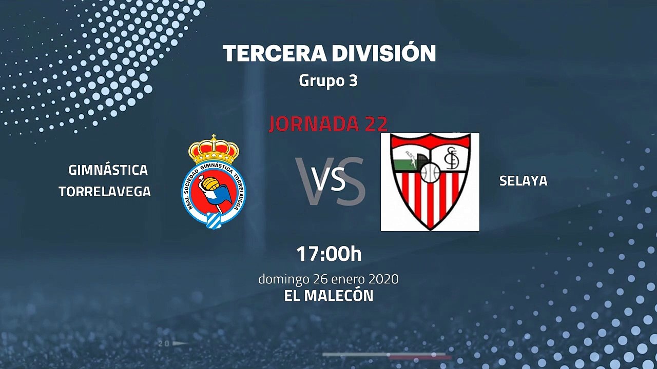 Previa partido entre Gimnástica Torrelavega y Selaya Jornada 22 Tercera División