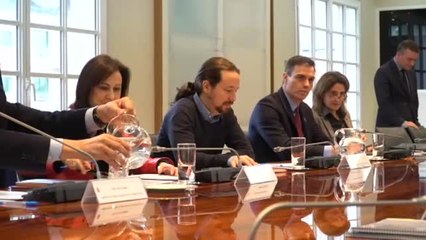 Скачать видео: Reunión del Gobierno para acordar las ayudas por daños causados por la borrasca Gloria