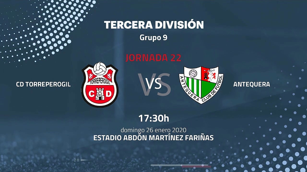 Previa partido entre CD Torreperogil y Antequera Jornada 22 Tercera División