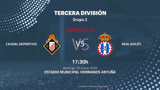 Previa partido entre Caudal Deportivo y Real Avilés Jornada 22 Tercera División