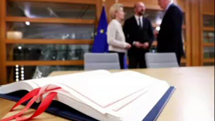 A una semana del Brexit, la UE ultima su divorcio con el Reino Unido
