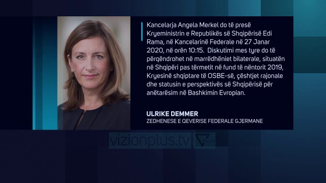 Rama të hënën në Gjermani, zbardhet axhenda e takimit me Merkel - Vizion Plus