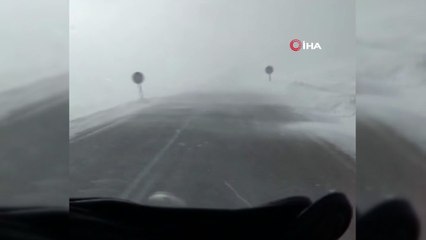 Gürün-Sivas karayolu ulaşıma kapandı