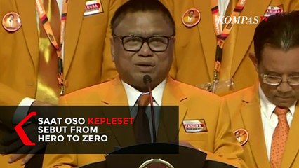 Saat Ketum Hanura OSO Kepleset Sebut From Hero To Zero