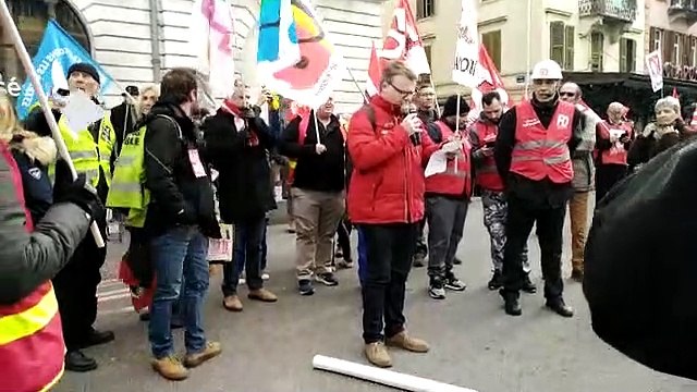 Manif à Chambéry contre la réforme des retraites