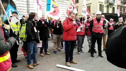 Manif à Chambéry contre la réforme des retraites