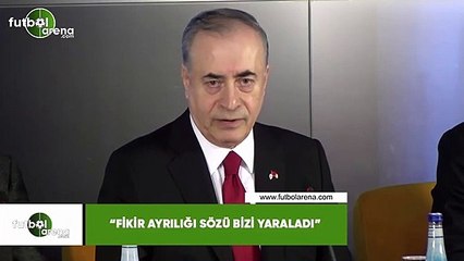Mustafa Cengiz: "Fikir ayrılığı söz bizi yaraladı"