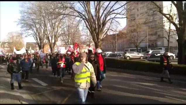 Réforme des retraites : défilé à Troyes vendredi 24 janvier 2020