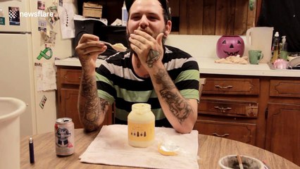US man fails miserably trying to eat entire family-size jar of mayonnaise