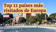 Top 12 países más visitados de Europa