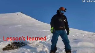 Il filme un snowboarder emporté par une avalanche