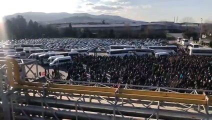 Gölcük, FordOtosan işçilerinin Mess'e karşı uyar eylemlerini sürdürüyor