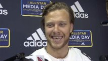 Bruins' David Pastrnak Has Plenty Of Fun At NHL All-Star Game Media Day