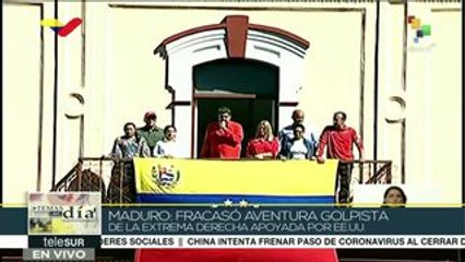 Maduro: fracasó aventura golpista de la oposición apoyada por EE.UU.