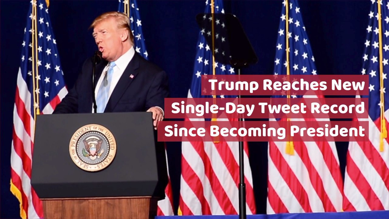 Trump Has A Lot To Say On Twitter
