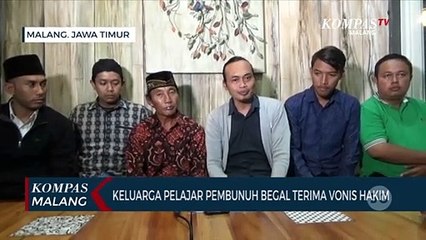 Keluarga Pelajar Pembunuh Begal di Malang Umumkan Terima Vonis Hakim