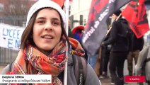 Grenoble: des élèves et des professeurs contre la réforme du bac
