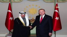 Cumhurbaşkanı Erdoğan Kuveyt Ulusal Meclis Başkanı Marzuk Ali El Ganim’i kabul etti